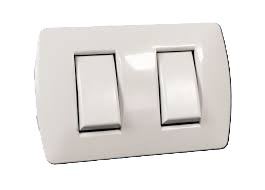PLACA ARMADA DE INTERRUPTOR DOBLE